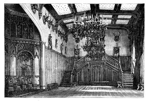 De balzaal, Balmoral Castle, Schotland door Unbekannt