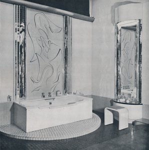 De badkamer, 1940 door Unbekannt