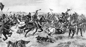 De Slag bij Agincourt, 25 oktober 1415, 1910 door Unbekannt