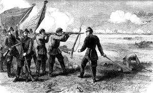 De Slag bij Bull Run, Virginia, 1861