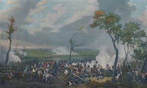 De Slag bij Hanau, 30 oktober 1813 door Unbekannt
