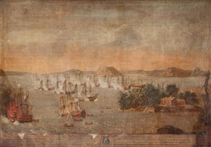 De Slag bij Hoglande op 22 juli 1713, 1713 door Unbekannt