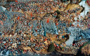 De Slag bij Orsha, 1514 tussen 1524 en 1530 door Unbekannt