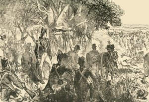 De Slag bij Plassey, 1757, 1890 door Unbekannt