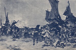 De Slag bij Quiberon, 1795 door Unbekannt