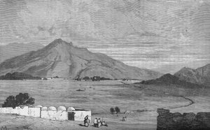 Het slagveld van Maiwand, ca. 1880 door Unbekannt