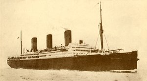 De Berengaria Cunard Line, 52.700 ton, c1930 door Unbekannt