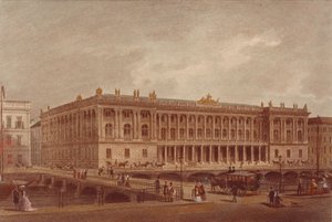 De Beurs van Berlijn aan de Burgstrasse, Eind jaren 1860-Begin jaren 1870 door Unbekannt