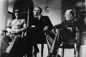De Grote Drie ontmoetten elkaar in Teheran, 1943, 1945