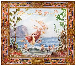 De geboorte van Venus, 1900 door Unbekannt