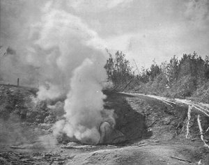 The Black Growler, Norris Geyser Basin, Yellowstone Park, Montana, VS, ca. 1900 door Unbekannt