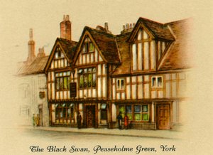 De Zwarte Zwaan, Peaseholme Green, York, 1936 door Unbekannt