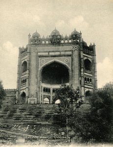 De Bolund Poort, Futtehpur Sikri, Agra door Unbekannt