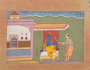 De Brahmaan bezorgt Rukmini