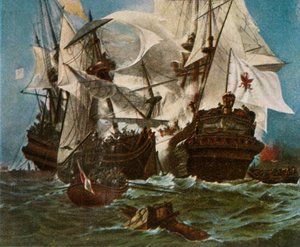 De Brandenburgse vloot, 1680, 1936. Kurbrandenburgische Flotte, 1680