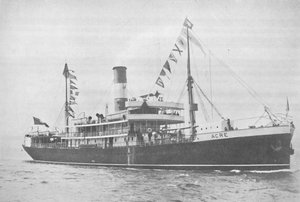 De Braziliaanse Lloyd s.s. Acre, 1914