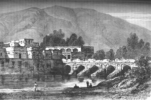 De Brug, Kabul, ca. 1880 door Unbekannt