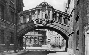 De Brug der Zuchten, Hertford College, Universiteit van Oxford, Oxford, begin 20e eeuw