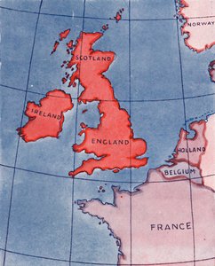 De Britse Eilanden en Frankrijk, België en Nederland om 12 uur 