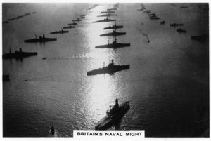 De Britse vloot bij de jubileumreview van koning George V, Spithead, juli 1935, 1937
