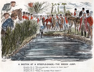De sprong over de beek, 1863 door Unbekannt