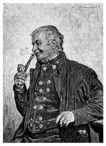 De burgemeester, 1882 door Unbekannt