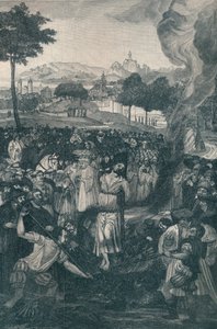 De verbranding van John Huss door de Raad van Konstanz, 6 juli 1415, 1907