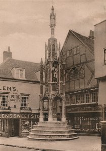 De Buttercross, Winchester, Hampshire, begin 20e eeuw door Unbekannt