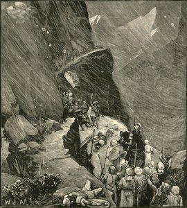 De Carthagers Steken De Alpen Over, 1890 door Unbekannt