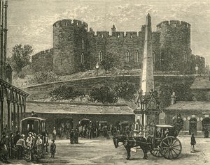 Het kasteel, vanaf het treinstation