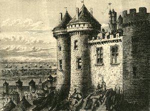 Het kasteel van Hennebon, 1890 door Unbekannt
