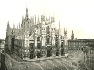 De kathedraal, Milaan, Italië, 1895 door Unbekannt