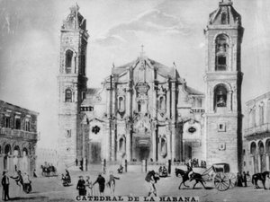 De kathedraal van Havana, 1789, 1920s