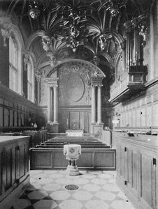 De kapel, Hampton Court Palace, 1903 door Unbekannt