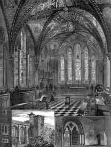 De Kapel van Lambeth Palace, Londen, 1887 door Unbekannt