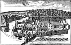 Het Charter House Hospital, Londen, 1775, 1893 door Unbekannt