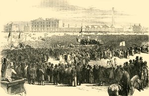 De Chartist Meeting op Kennington Common, 1848, ca. 1878