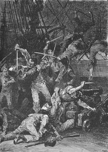 De Chileense Sabels Veegden Het Dek, 1902