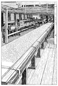 De Chintz Drukkerij, Merton Abbey Mills, Londen, 1899 door Unbekannt