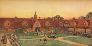 De Churchill Cottage Homes, Somerset. Silcock en Reay, architecten door Unbekannt