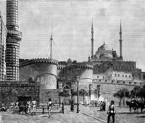 De Citadel, Caïro, Egypte, 1900
