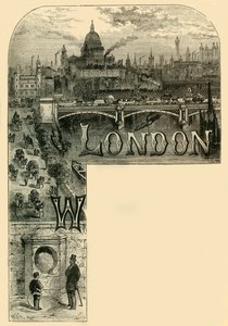 De stad Londen, ca. 1872