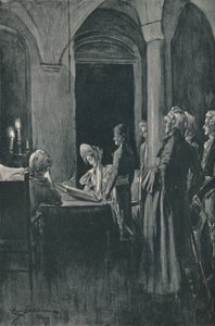 Het burgerlijk huwelijk van Napoleon en Josephine, 9 maart 1796, 1896