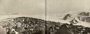 De wolkenmaker - Het uitzicht vanaf de top van Mount Hope, ca. 1908, 1909 door Unbekannt
