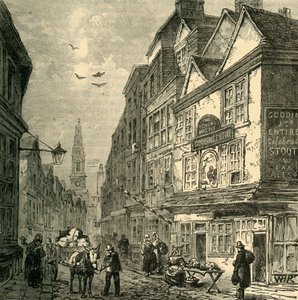 De haan en ekster, Drury Lane door Unbekannt