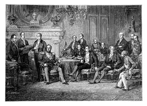 De Conferentie van Parijs, 1856, 1888 door Unbekannt