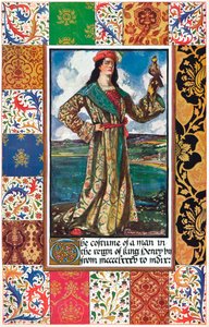 Het kostuum van een man in het bewind van koning Hendrik VII