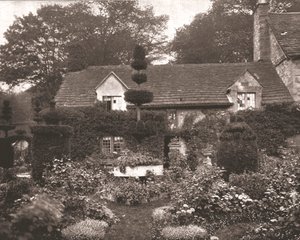 Het huisje bij Haddon Hall, Derbyshire, 1894 door Unbekannt