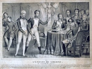 De krijgsraad, 1818, 19e eeuw door Unbekannt