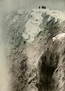De krater van Erebus, 900 voet diep en een halve mijl breed, 1908, 1909
